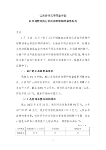 江苏分行关于同业存款利率政策的紧急报告