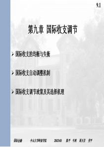 中山大学 国际金融 讲义9