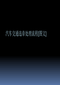 汽车交通违章处理流程[图文].