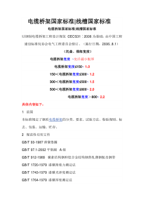 CECS31-2006电缆桥架厚度规范(新标准-)