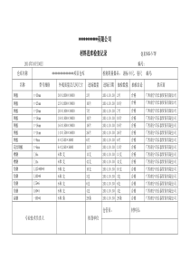 材料进库检查记录