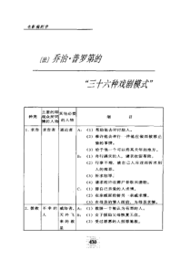 普罗第的36种戏剧模式