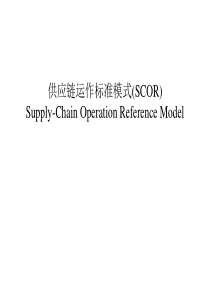 供应链运作标准模式(Supply-ChainOperationReference