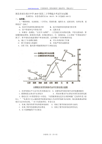 湖北省部分重点中学2015届高三上学期起点考试历史试题