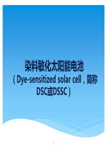 染料敏化太阳电池.