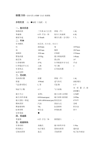 标致5082015款16T自动致臻版参数配置