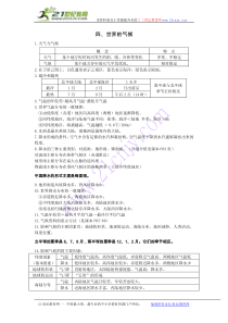 湘教版地理七年级上册第四章精品复习资料