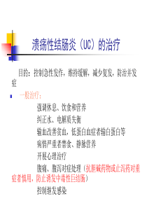 溃疡性结肠炎的治疗和克罗恩病的临床表现及诊断治疗