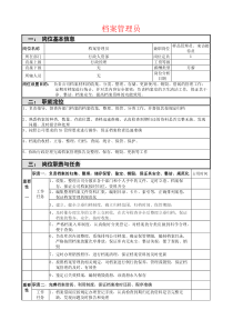 档案管理员