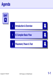 Synopsys-IC-Complier设计流程指导书-Basic-Flow