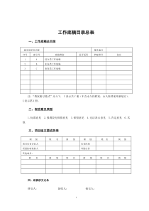 工程竣工决算审计底稿模板模板