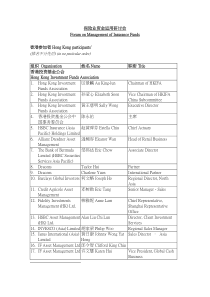 保险业资金运用研讨会