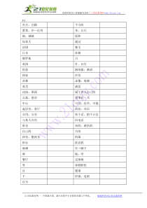 牛津初中英语译林版7B全册单词默写表