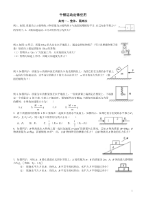 牛顿运动定律的应用(典例)