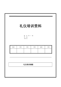 物业公司礼仪培训资料