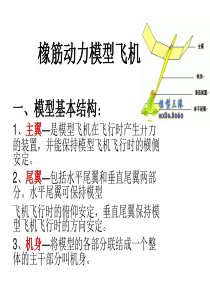 橡筋动力模型飞机.