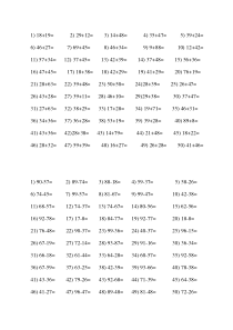 100以内两位数加减法口算练习题