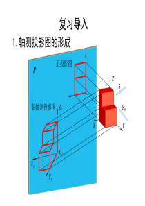 正等测轴测图的画法.