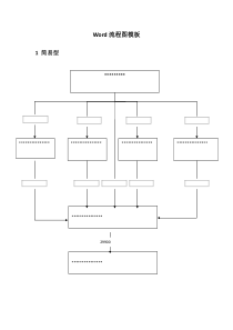 word流程图模板