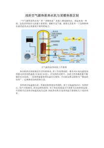 浅析空气源热泵热水机与采暖热泵区别