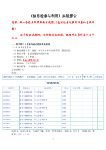 景德镇陶瓷学院2013级自动化专业信息检索实习题