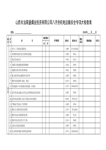 机电运输专项检查表2