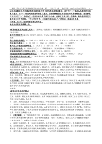 暨南大学医学院局部解剖学复习总结(第二版)