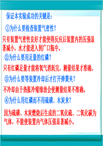 测定空气里氧气含量的实验课件