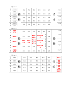 济宁一中北湖校区高二高三教学楼分布图