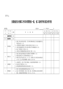 机关档案工作目标管理省一级省二级考评标准及考评表