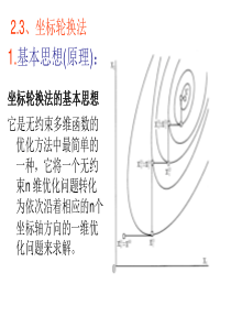 机械优化设计第四节无约束--坐标轮换法3-5.