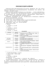 机械设备状态监测与故障诊断