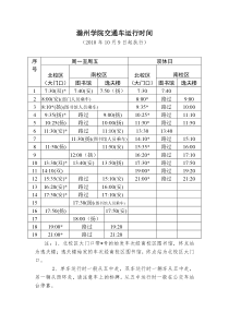 滁州学院交通车运行时间doc-滁州学院交通车运行时间