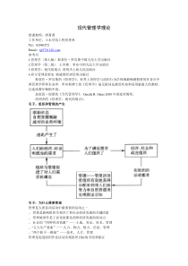 现代管理学理论-概论