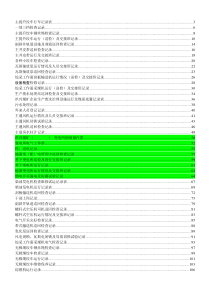 煤矿机电运输各种记录表汇编(表格汇编)