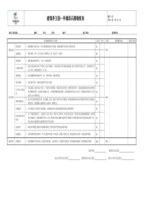 外墙真石漆验收表