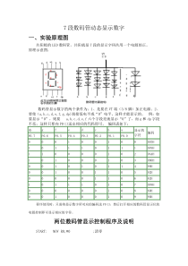 数码管动态显示数字