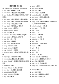 《新视野大学英语读写教程》1-4册-词汇表-带音标版