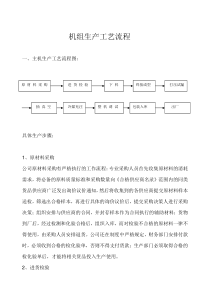 机电设备生产工艺流程