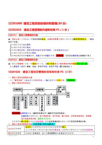 2019年二建管理-葵花宝典