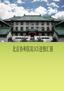 北京协和医院进修汇报-ppt