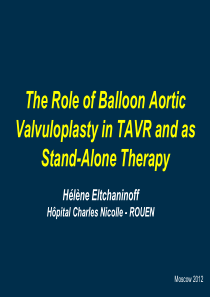 AorticValvuloplastyinTAVRandasStand-Alone