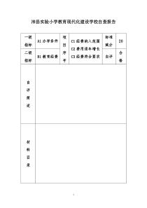 沛县实验小学教育现代化建设学校自查报告