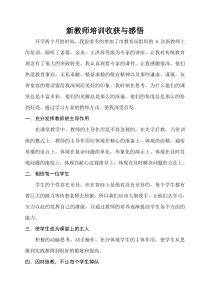 新入学教师教学随笔