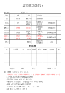 北京市工伤保险基金支付汇总表（工表八）(1)