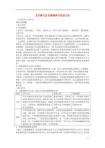 河南省卫辉市2012届高三政治二轮备考抓分点透析专题7民族精神与先进文化(升级版)