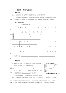 河南省武陟县阳城一中人教版地理必修一第2章第四节《全球气候变化》教案