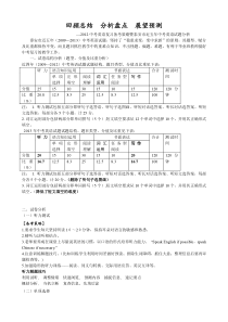 泰安市3年中考英语试题分析