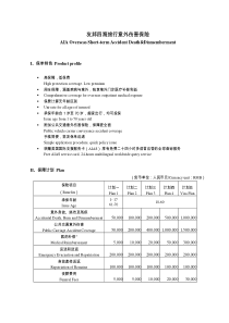 友邦四海旅行意外伤害保险