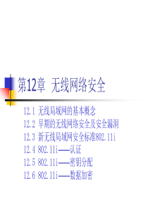 无线网络安全_IEEE80211简介